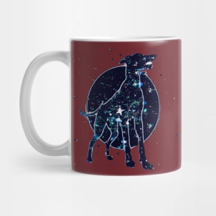 Greyhound Space Artwork Mug